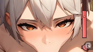 Chinese girl orgasm cartoon video