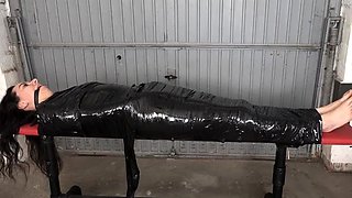 FetishGarage – Mummified feet brushing