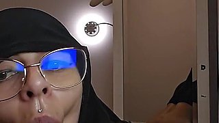 Blowing My Dildo While I Say Naughty Things Mia Niqab