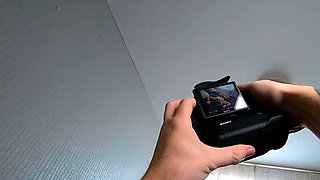 Cute brunette amateur teen masturbates on webcam