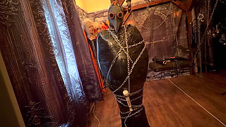 Part 1:- Domina Satana & Bag Man Pallets Wrap and Chains.