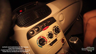 -BUT DID YOU CUM?- Young Slutty Wife makes a VOYEUR cum in the PARKING LOT IN FRONT OF HER HUSBAND CUCK