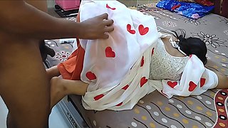 Indian shy step-daughter got quickie anal doggy by her step-dad