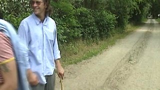 Attractive German Slut Gets Her Ass Drilled Outdoors