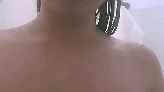Amateur short haired teen brunette with