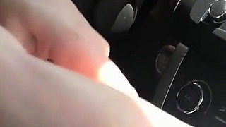 Girlfriend Pumps Gas and Brake Pedals at the Park