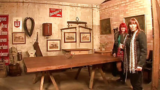 German redhead milf is interviewed to express the pleasure she is feeling with cock in her pussy