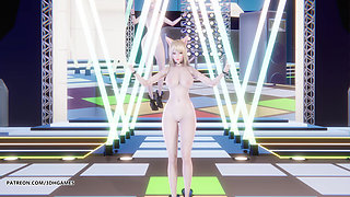 [mmd] T-ara - so Crazy Ahri Sexy Naked Dance League of Legends Uncensored Hentai