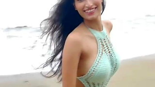 Beautiful Indian on beach