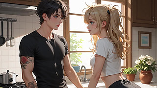 Step Sister Seduces Step Brother While Parents Are Out - Part 1