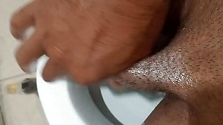 Oil massage for long dick