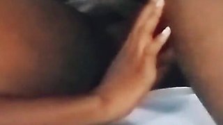 Home Alone: Beautiful Ebony Fucking with Her Stepbrother
