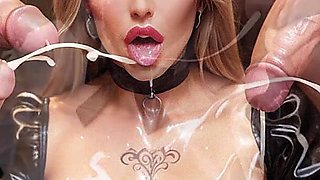 Housemaid Mia and Jake Sex in Hotel. Blonde Curvy Woman with Big Tits, Big Dick, Creampie, Cumshot, Gangbang, Bukkake