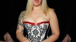 Hungry Goddess Squirts on Locked Toy: Endless Tease & Vibrating Cage Play