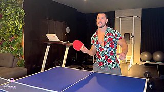 After a Game of Ping Pong, a Colombian Woman Sucks a Big Cock - Athenea Rose and Duncan Saint