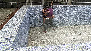 Indian Telugu Romantic Couple Enjoying Sucking Doggy Style Hard-core Fucking In Swimming Pool Telugu-Fuckers