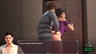 Lust Epidemic ep 38 - I locked up the cuckold to fuck his wife