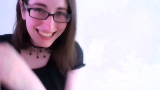 Tranny amateur solo big tits masturbates in high def