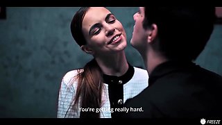 Sex Escape Room - Redhead Gets Used Like A Doll In Time Stop Freeze Fetish