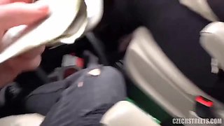 New  having hardcore sex in the back of a car: Big Tits, Big Ass  Blowjob Porn