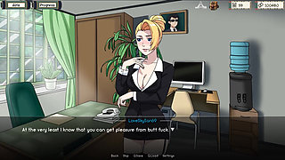 Kunoichi Trainer - Naruto Trainer v0.22.1 Part 123 Sex in the Office by Loveskysan69