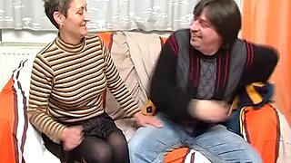 Grandma has several orgasms during sex with her friend