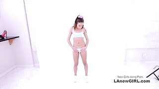 Alluring fancy bit's riding video