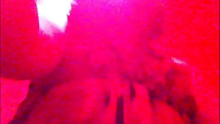 Red-lit Thrill: Public Bathroom Masturbation at the Club