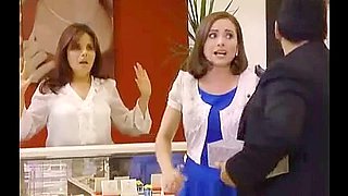 latina soap couple fun