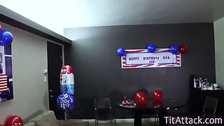 Reality ho breasts cummed