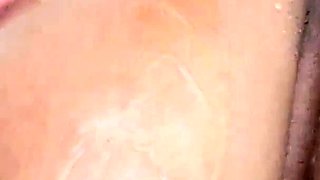 In the Shower Squeezing Milking My Big Boobs