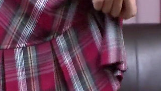 Horny Student Fist Her Shaved Pussy and Eats a Big Dick POV