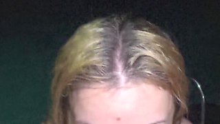 Late Night Beach Quick Blowjob and Big Facial