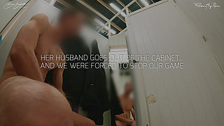 DRESSING ROOM CUCK ADVENTURE: I show myself total naked with hard dick to BeaSecrets and she can't resist