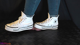 Girlfriend Converse Demolition - Cock Balls Crush Trample, Shoejob, Bootjob, CBT, Ballbusting, Trampling, Stomping