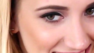 Sexy blonde teen fucks her boyfriend's stepdad