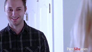 Blond pays off debt by fucking- Chloe Cherry