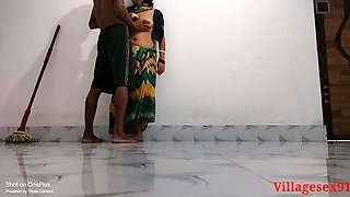 Green Saree Indian Mature Sex in Fivester Hotel ( Official Video by Villagesex91)