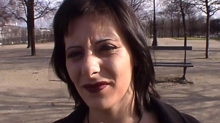 Horny French MILF Eats Cum After Hot Vaginal Fuck