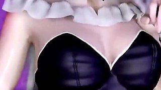 3D Asian Babe Naked Her Perfect Ass Sitting on the Big Dick