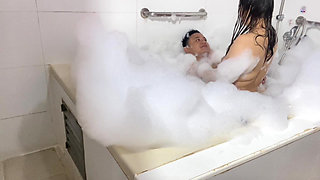 Big ass filipina girl hot shower sex cum in mouth