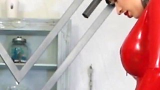 Miss Alessa Milano Red Latex, My Sissy Slut & the BBC