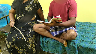 Aunty taught me college lessons. I gently rubbed her hips and licked her pussy. I had anal sex with her.