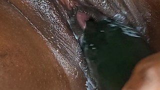 Tight creamy African pussy