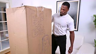 PORNSTAR PLATINUM Sex Doll Leya Falcon Takes Horny BBC