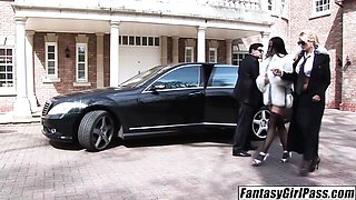 Blonde clip with well-made Angel Cassidy and Carmella Bing from Fantasy Girl Pass