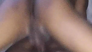 Ebony Black Petite Can't Stop Creaming on My Big Black Dick as I Ram Her Sweet Hot Doggy