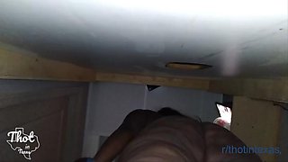 Thot in Texas - Mlf Butt Natural Tits Fucking At Gloryhole and in Private1 on 1