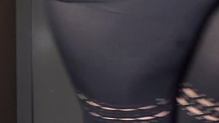 Business Woman in Nylons and High Heels Gets Multiple Cumshots by Boss in Office Kitchen and Bathroom - Projectfundiary