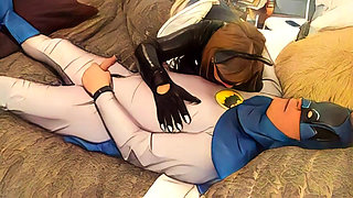 An AI Animated Adventure: Granny Catwoman Sucks Batman's Cock 112220